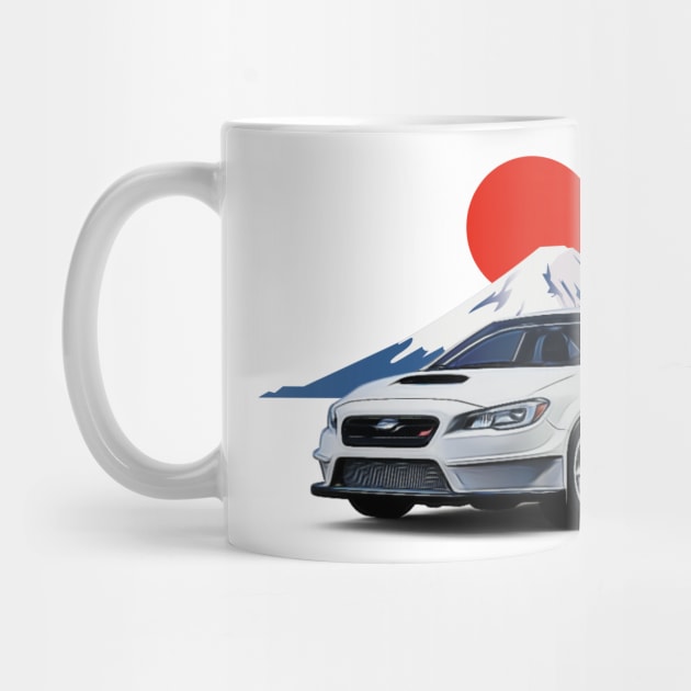 Impreza Fuji JDM Japan Print by Auto-Prints